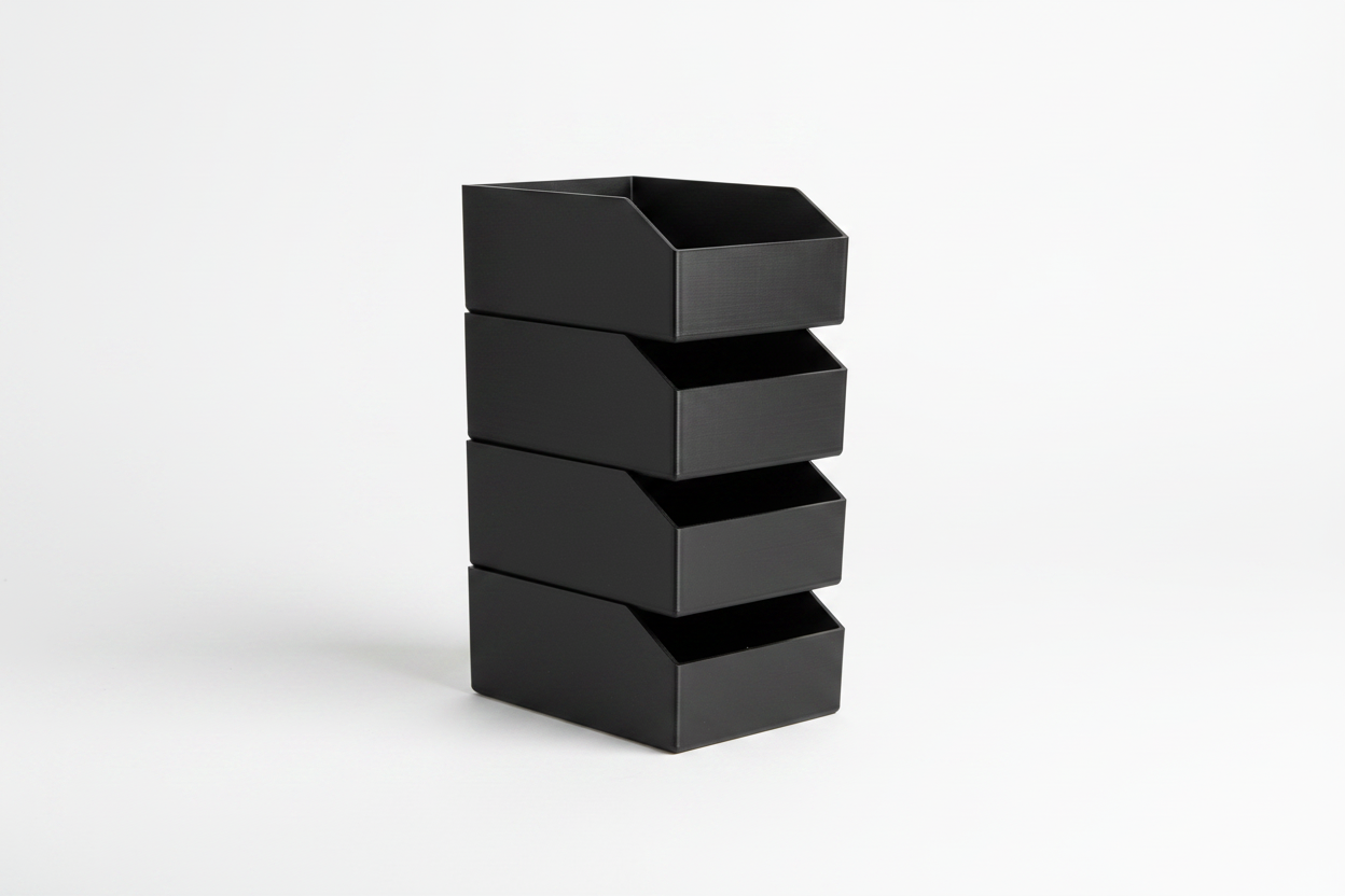 Bac modulaire noir