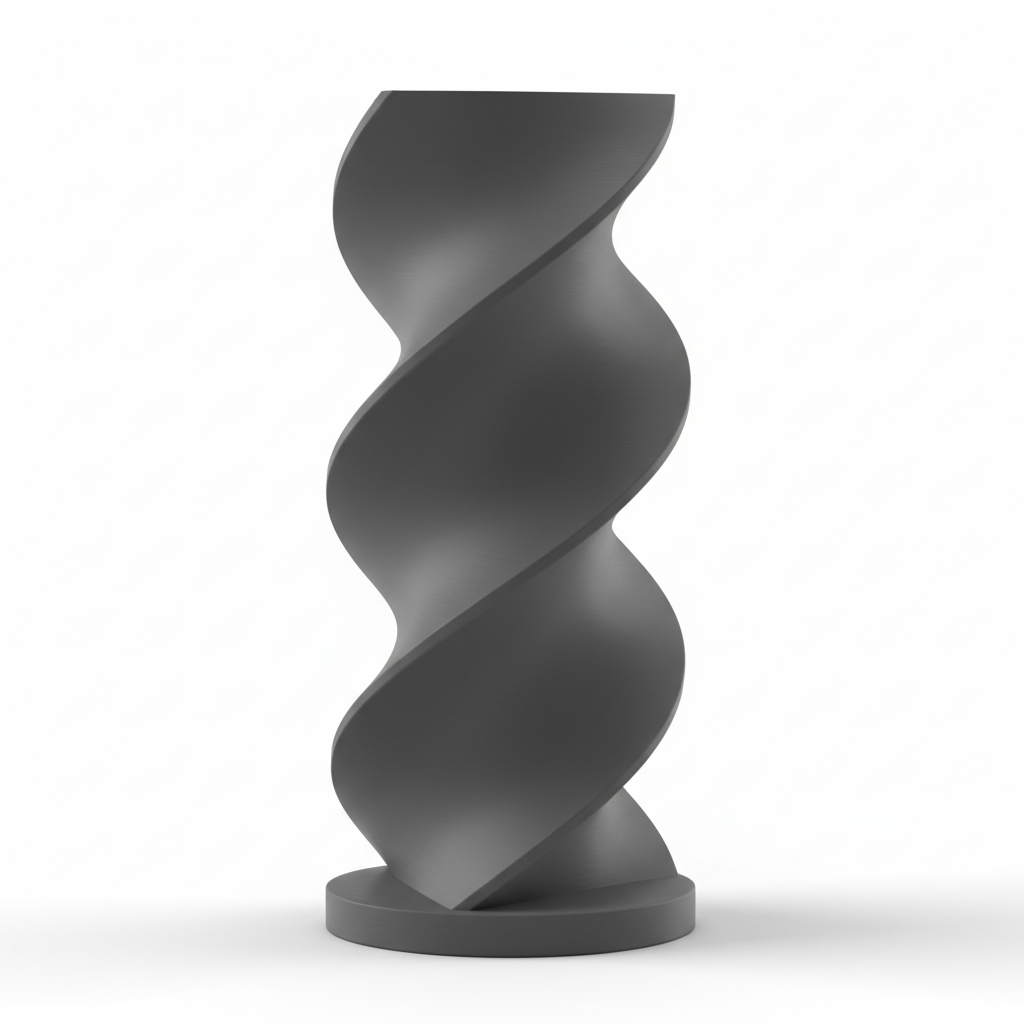 Grand Vase Statement Torsadé