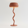 Lampadaire Sculptural Torsadé