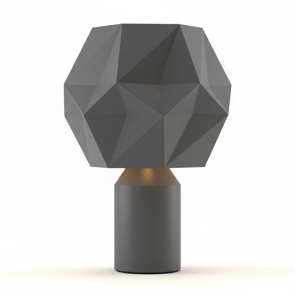 Lampe Statement Facettée