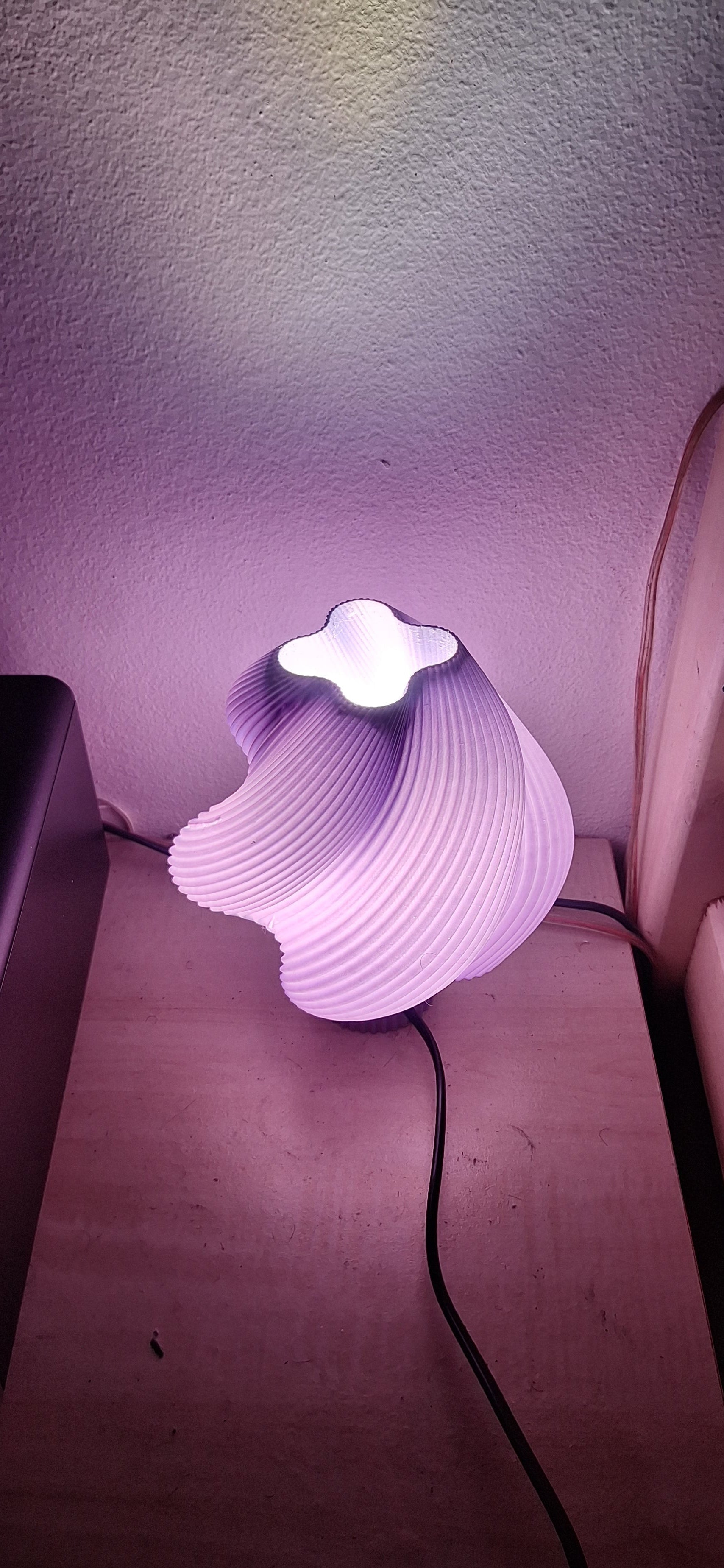 Lampe LED Sculpturale – Édition Spiral
